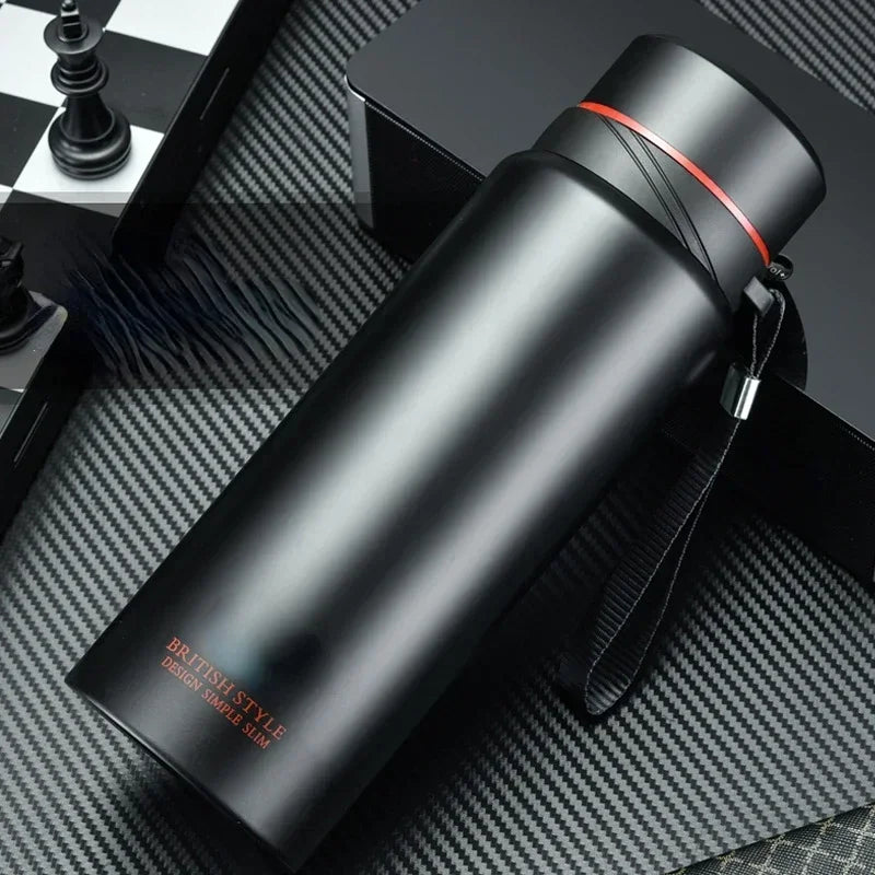 1000ml 1800ml Vacuum Thermal Flask Smart Temperature Display Water Bottle 304 Stainless Steel Thermos - TECH W/ TERRY