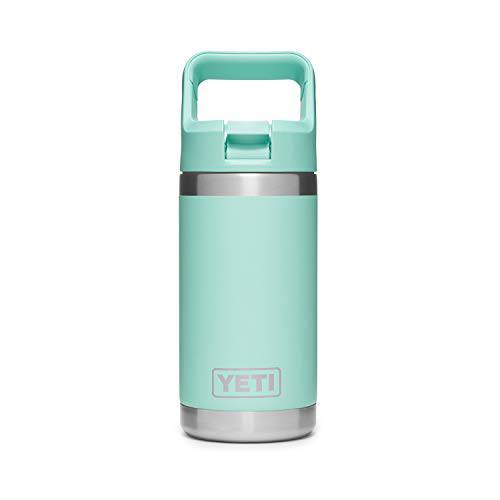 YETI Rambler Jr. 12 oz Kids Bottle, with Straw Cap, Seafoam - TECH W/ TERRY